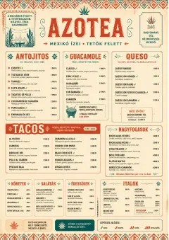 Heritage Tradition menu template preview