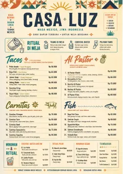 Modern Fusion menu template preview