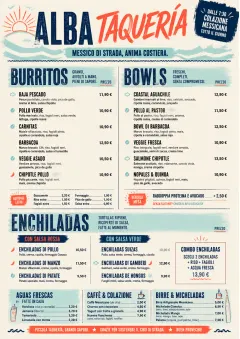 Street Stall Energy menu template preview