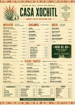 Heritage Tradition menu template preview
