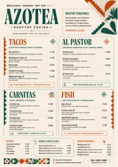 Modern Fusion menu template preview