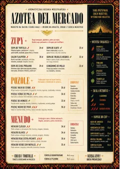 Spice Market Bold menu template preview