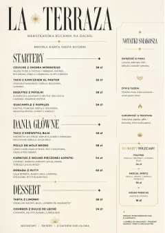 Chef Carte Brève menu template preview