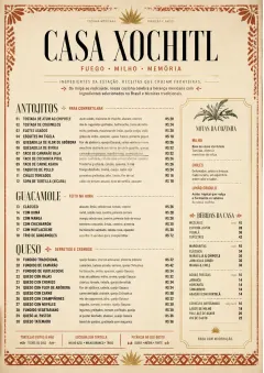 Heritage Tradition menu template preview