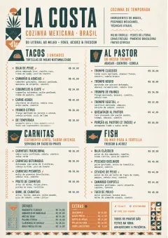 Modern Fusion menu template preview