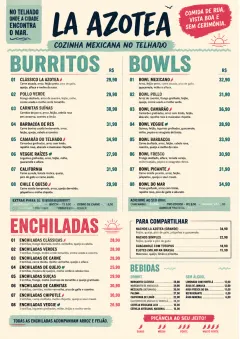 Street Stall Energy menu template preview