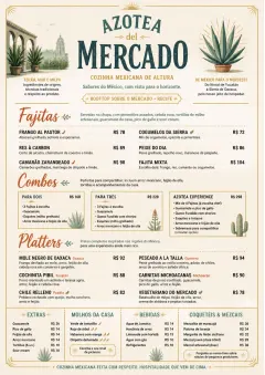 Fine Regional menu template preview