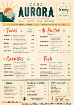Modern Fusion menu template preview