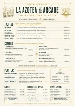 Fine Regional menu template preview