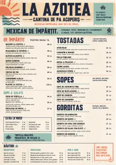 Family Style Feast menu template preview