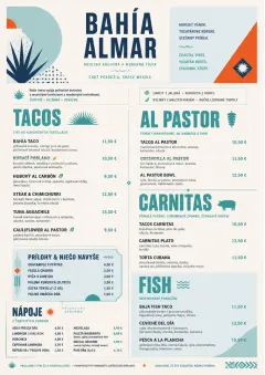 Modern Fusion menu template preview