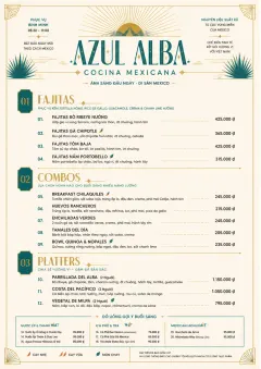 Fine Regional menu template preview