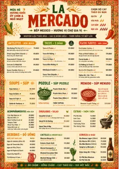 Spice Market Bold menu template preview