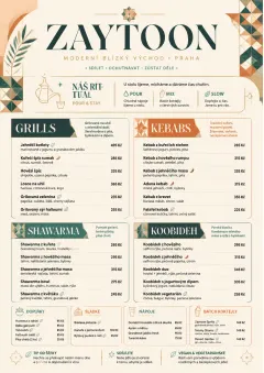 Modern Fusion menu template preview