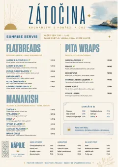 Fine Regional menu template preview