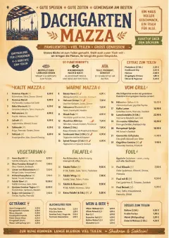 Family Style Feast menu template preview