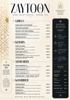 Modern Fusion menu template preview