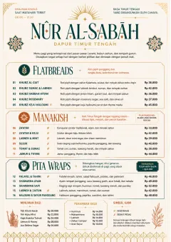 Fine Regional menu template preview