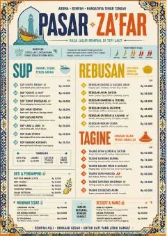Spice Market Bold menu template preview