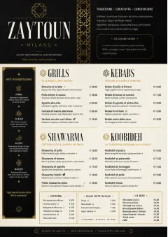 Modern Fusion menu template preview
