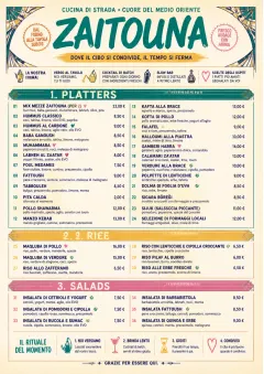 Street Stall Energy menu template preview