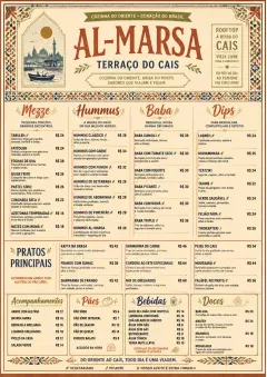 Heritage Tradition menu template preview