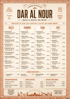 Heritage Tradition menu template preview