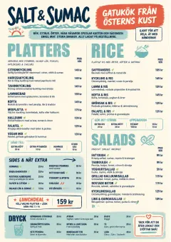Street Stall Energy menu template preview
