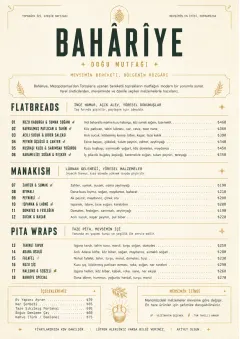 Fine Regional menu template preview