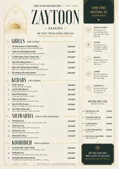 Modern Fusion menu template preview
