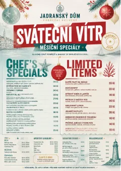Holiday Festive menu template preview