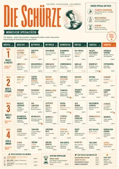 Weekly Grid menu template preview