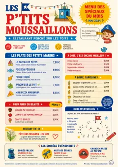 Kids Playful menu template preview