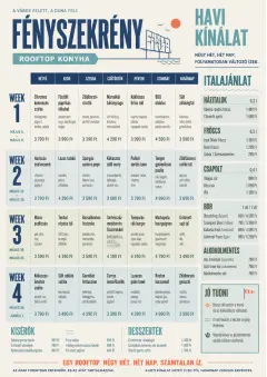 Weekly Grid menu template preview