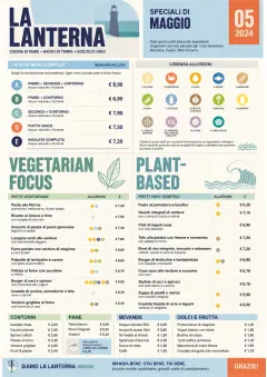 School Canteen menu template preview