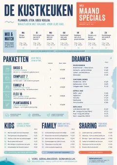 Meal Prep Box menu template preview