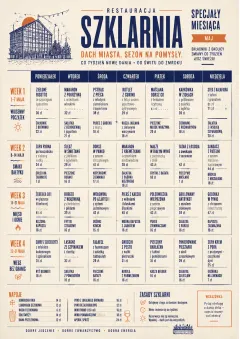 Weekly Grid menu template preview