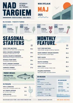 Monthly Seasonal menu template preview