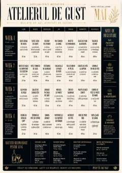 Weekly Grid menu template preview