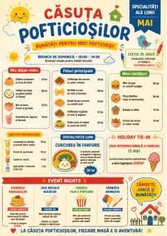Kids Playful menu template preview