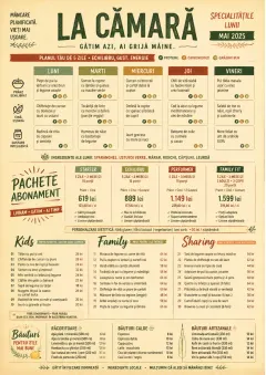 Meal Prep Box menu template preview