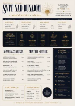 Monthly Seasonal menu template preview