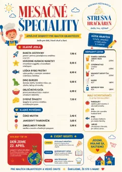 Kids Playful menu template preview