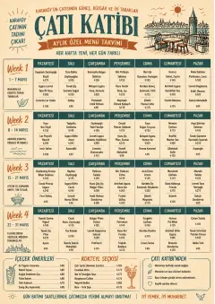 Weekly Grid menu template preview