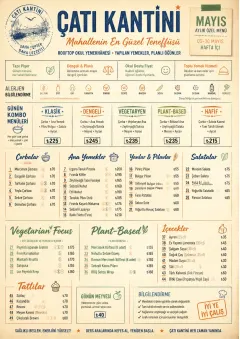 School Canteen menu template preview
