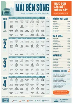 Weekly Grid menu template preview