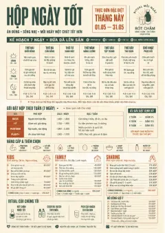 Meal Prep Box menu template preview