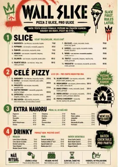 Street Art Bold menu template preview