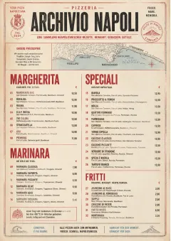neapolitan archive menu template preview