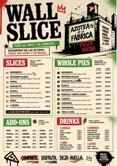 street art bold menu template preview